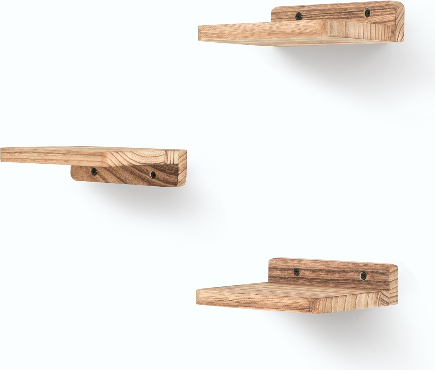 NIUBEST Small Floating Shelf - 5x6 Inch Set of 3