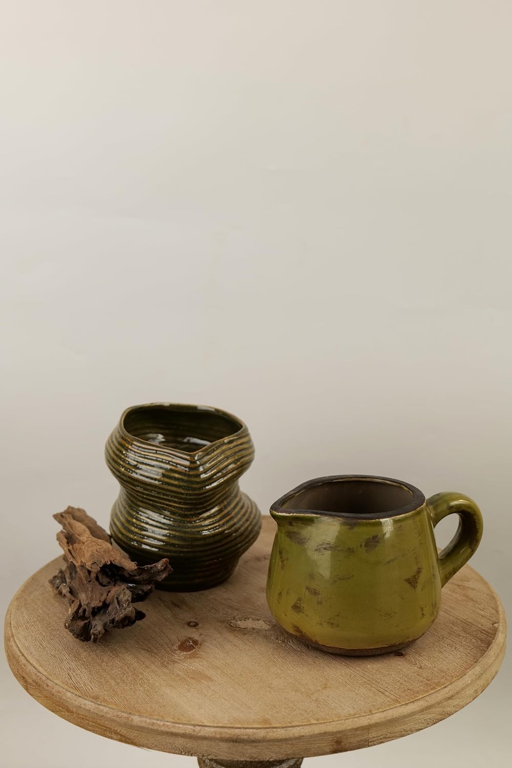 Ceramic Vase with Handle for Home Decor