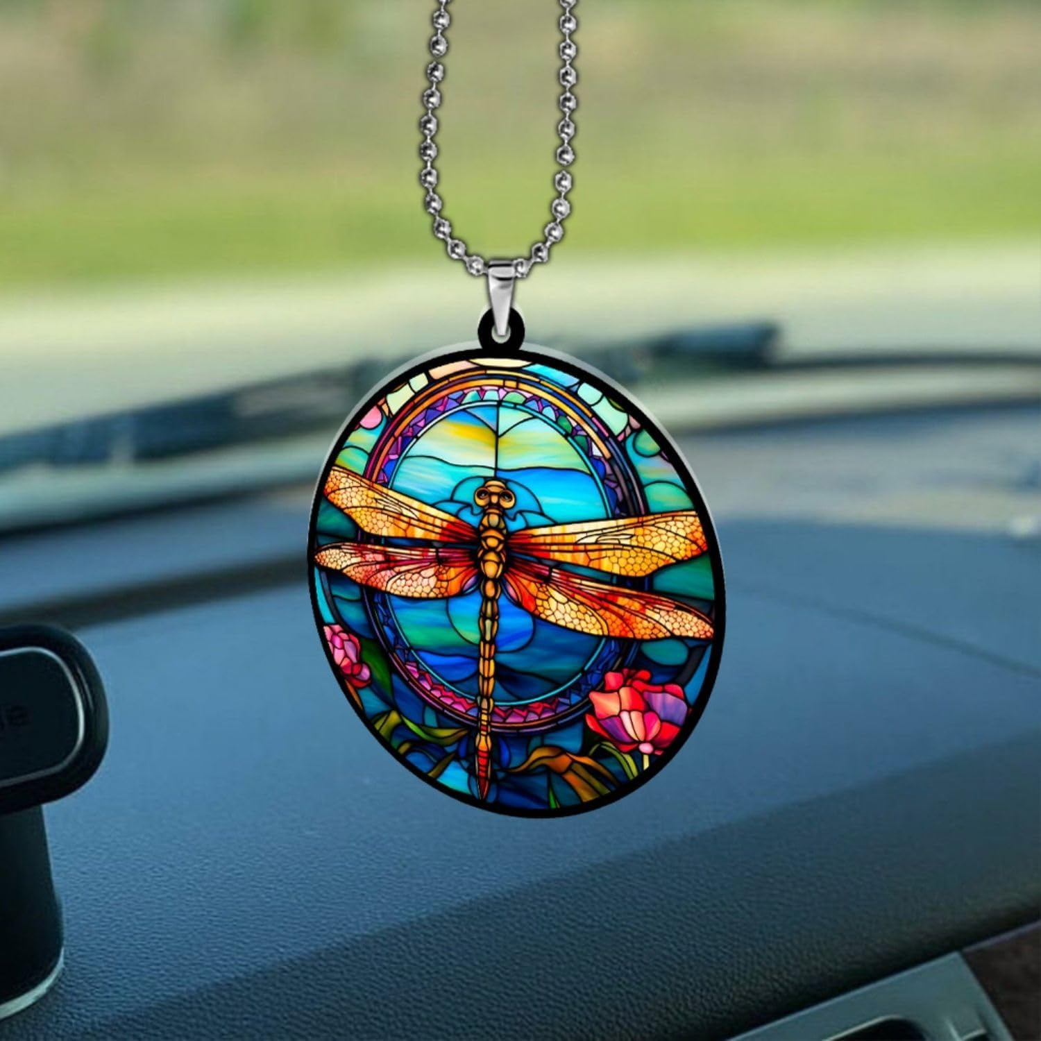 Suncatcher Dragonfly Car Hanging Ornament for Men Women