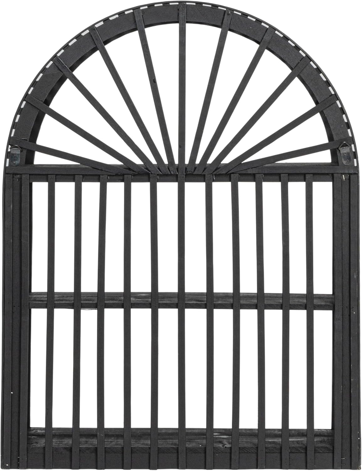 Creative Co Op Arched Wall Shelf Black