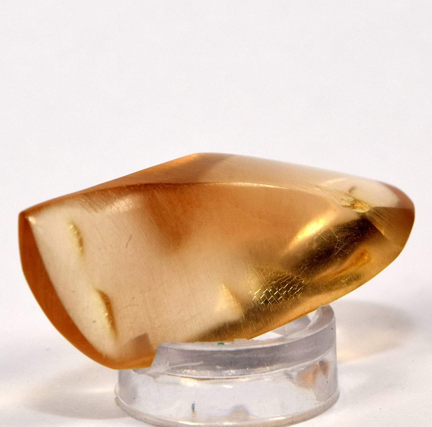 HQRP 34mm Copal Fossil Gemstone with Inclusions from Madagascar