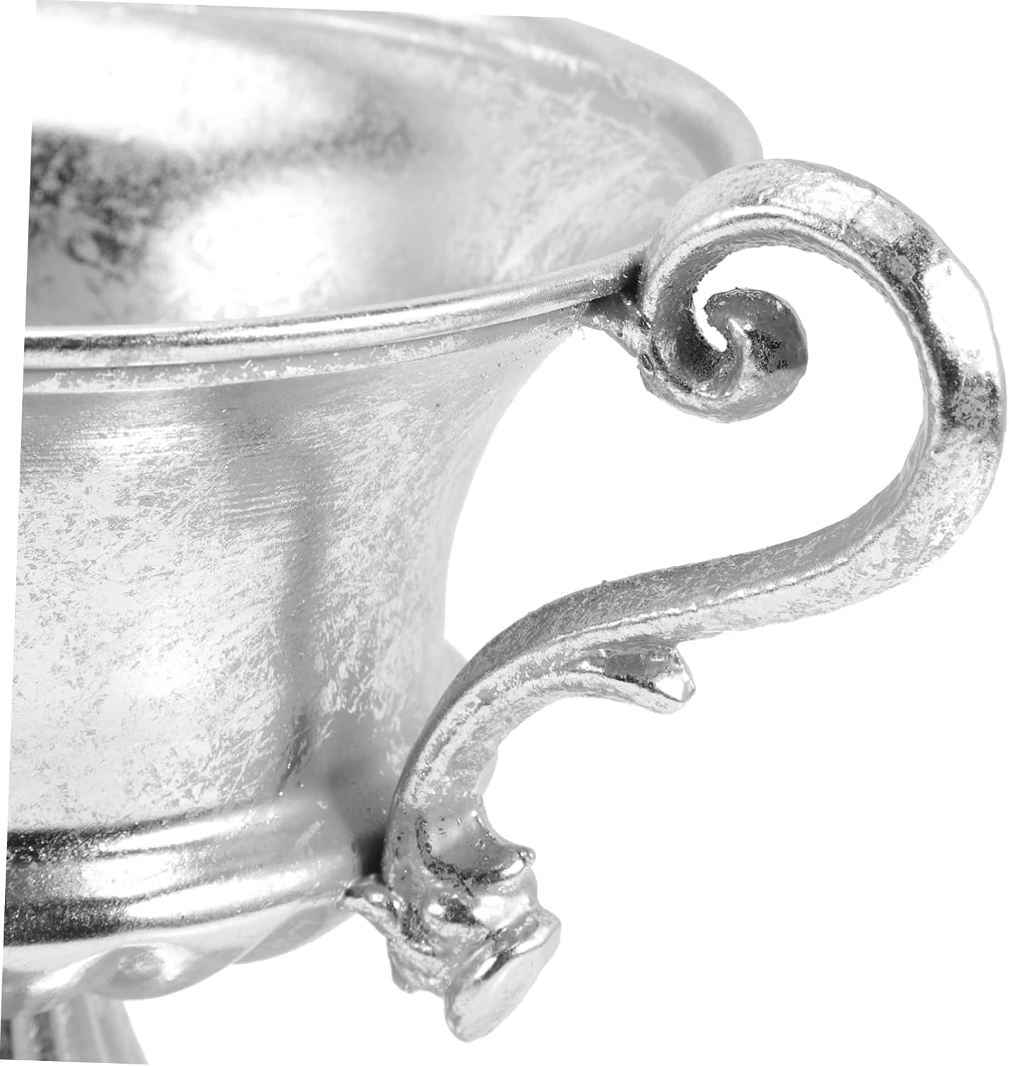 Yardwe Vintage Flower Vase with Gold Base Decorative Urn