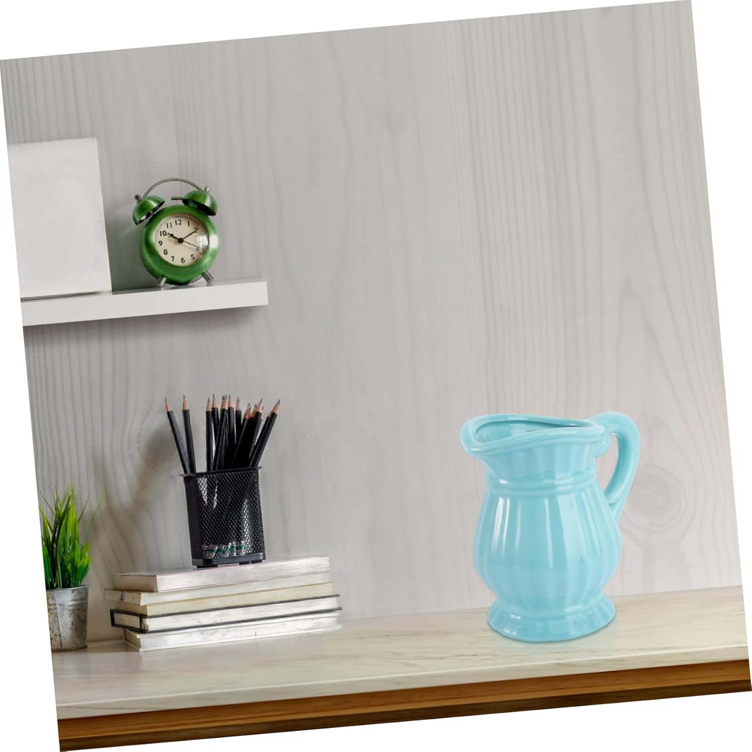 VOSAREA Vintage Ceramic Blue Vase Home Decor Gift 1