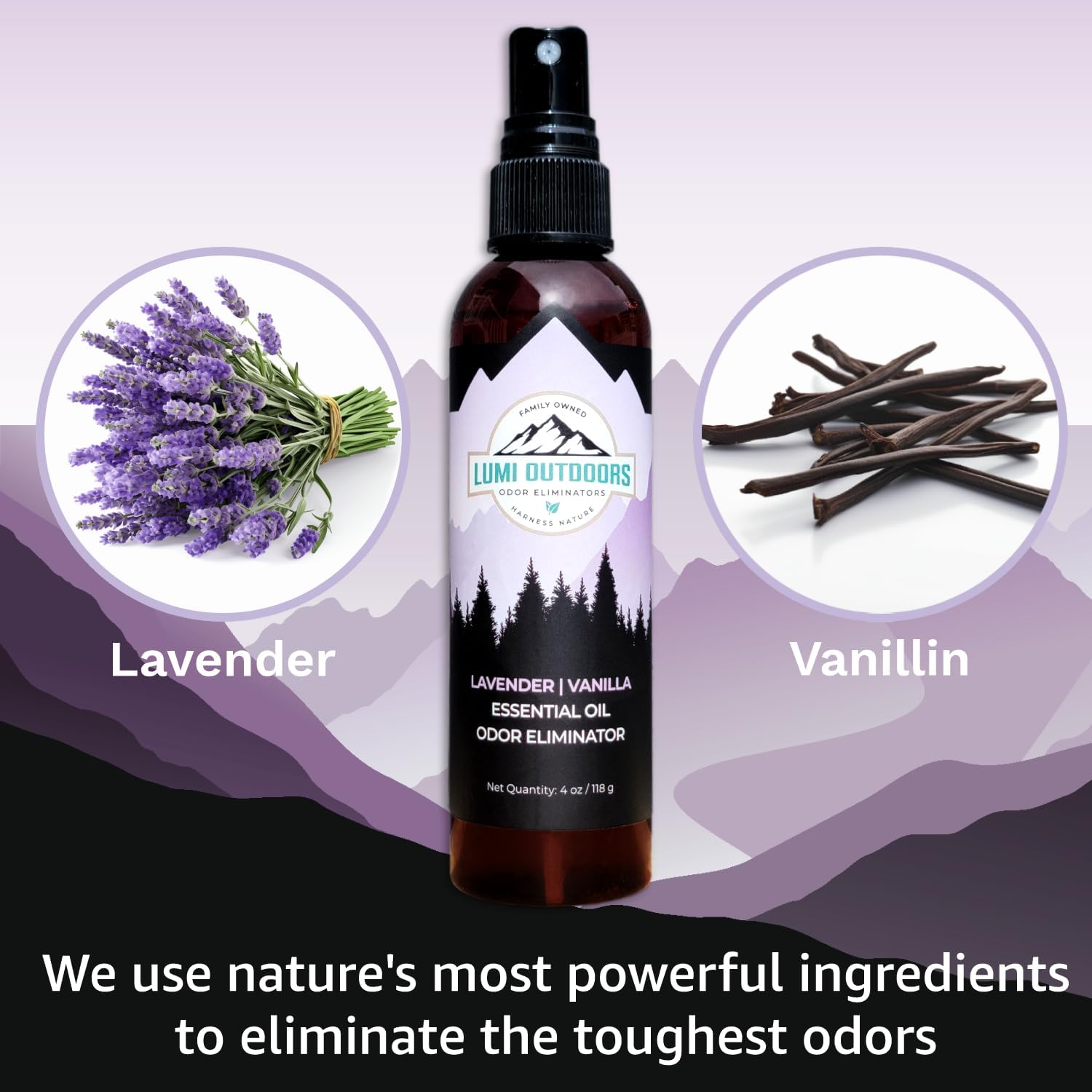 Lumi Outdoors Natural Air Freshener Lavender Vanilla