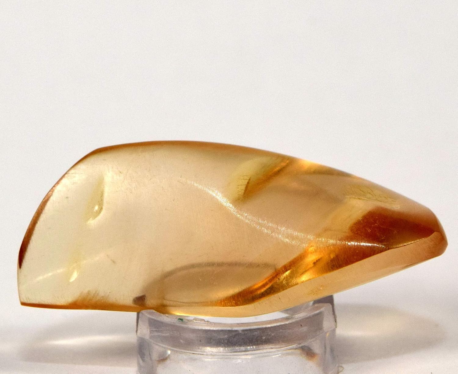 HQRP 34mm Copal Fossil Gemstone with Inclusions from Madagascar