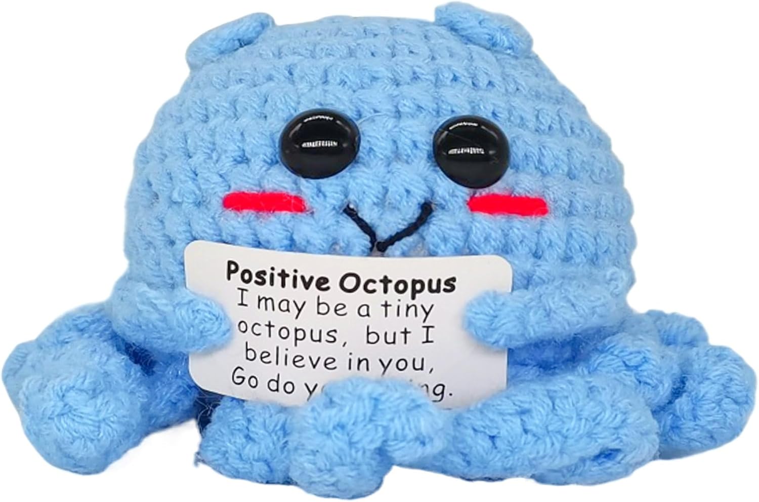 KALAWALK Funny Mini Crochet Animal Octopus Head Decoration