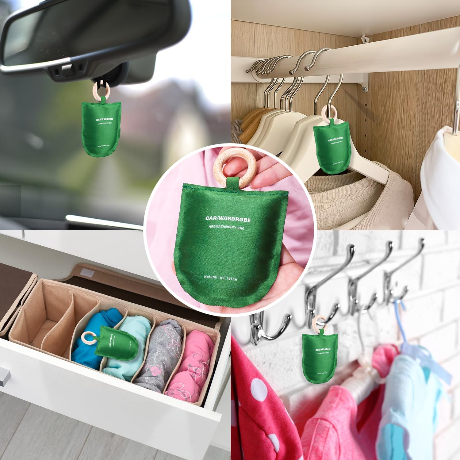 MYARO Gardenia Scented Sachet for Closets and Cars