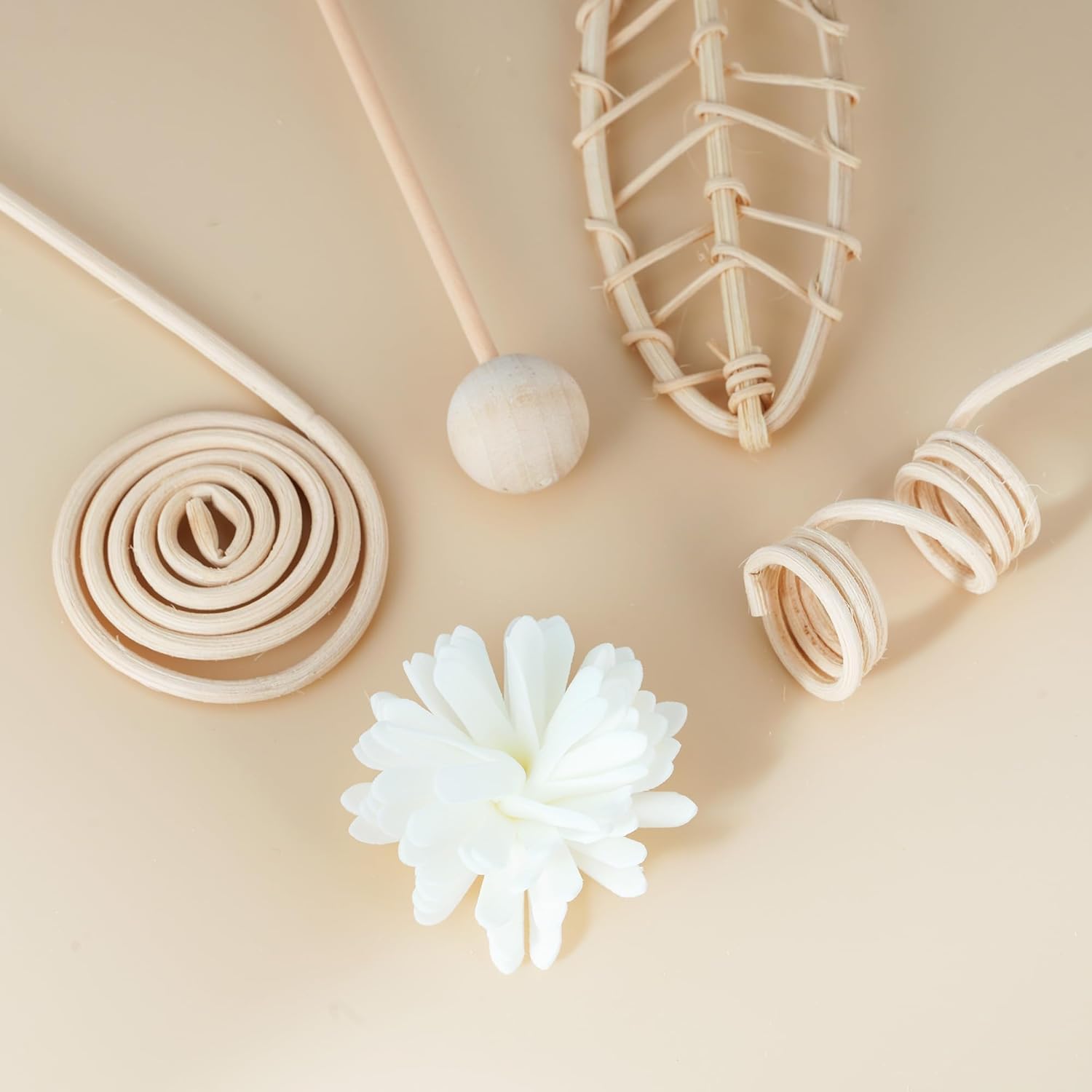 WUTAOBON 12Pcs 10 Inch Natural Rattan Reed Diffuser Set