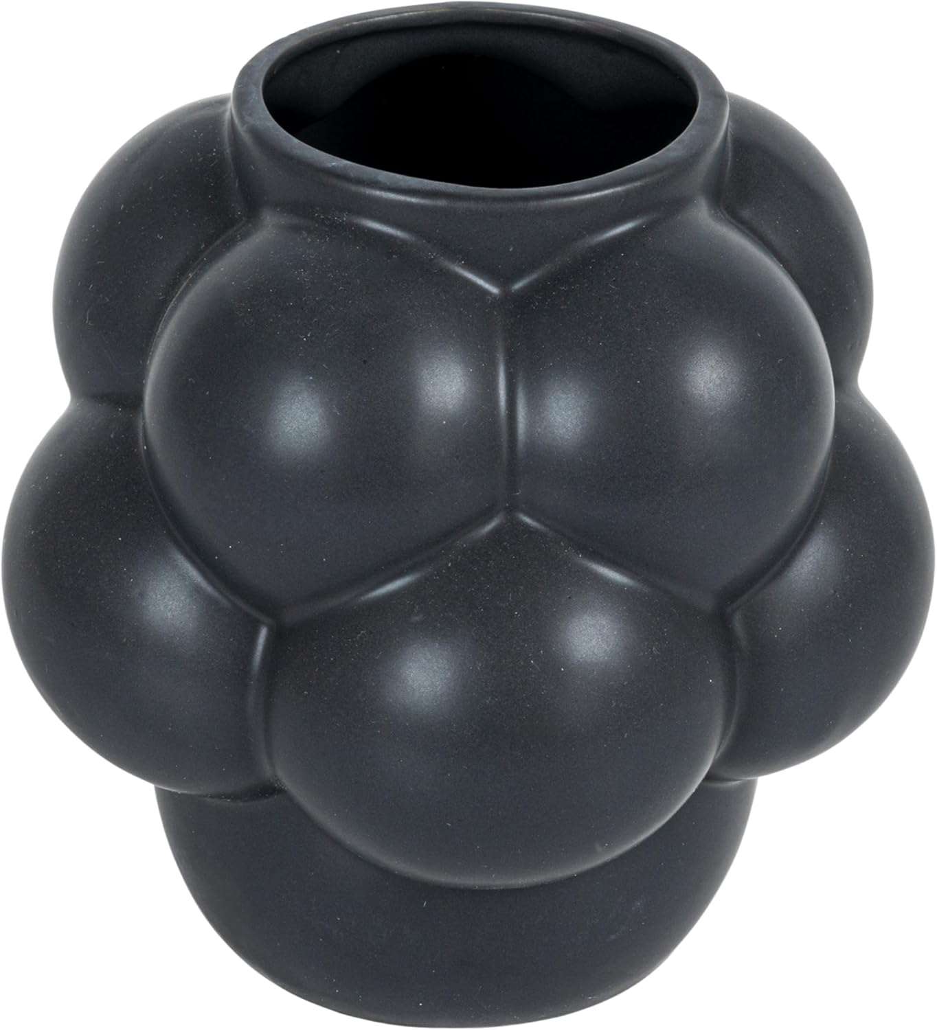 Creative Co Op Stoneware Vase with Raised Dots