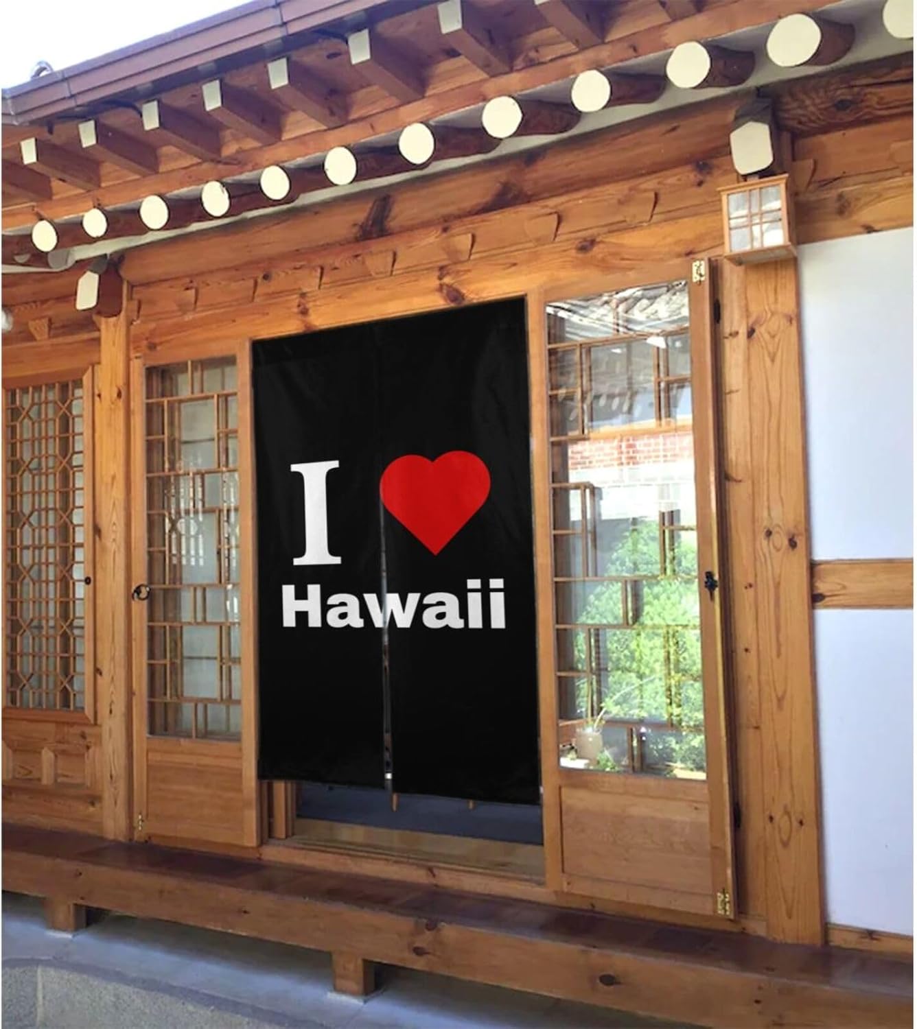 I Love Hawaii Blackout Curtain Panels 34x56in