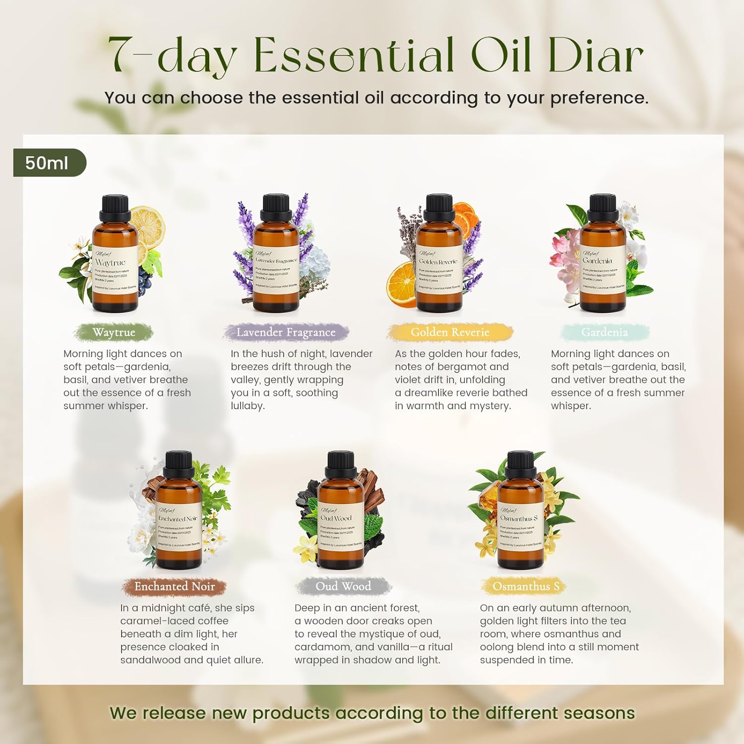 Hotel Scent Essential Oil - Enchanting Essence for Diffusers