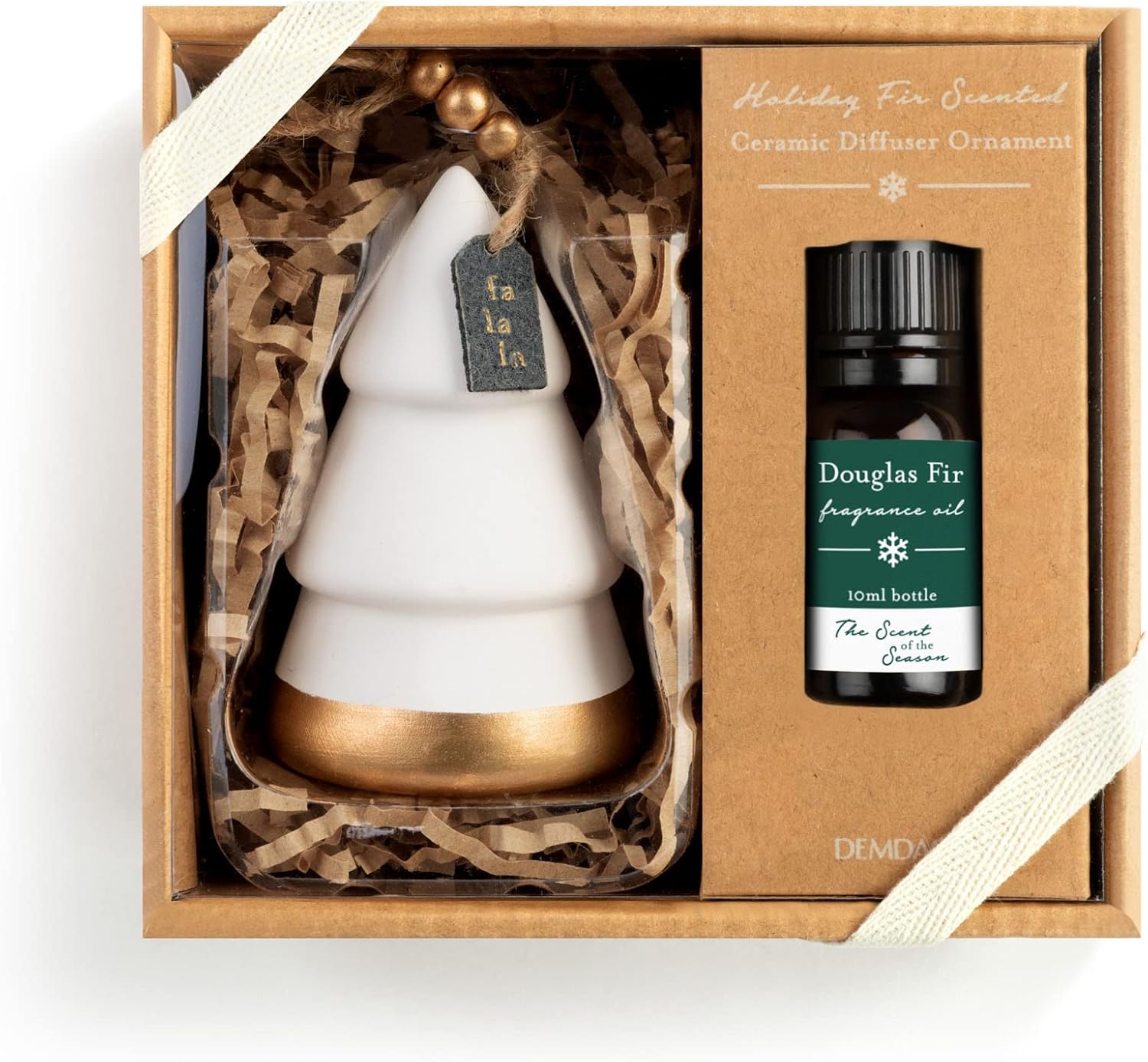 DEMDACO Festive Tree Fragrance Diffuser Ornament 2 Pack