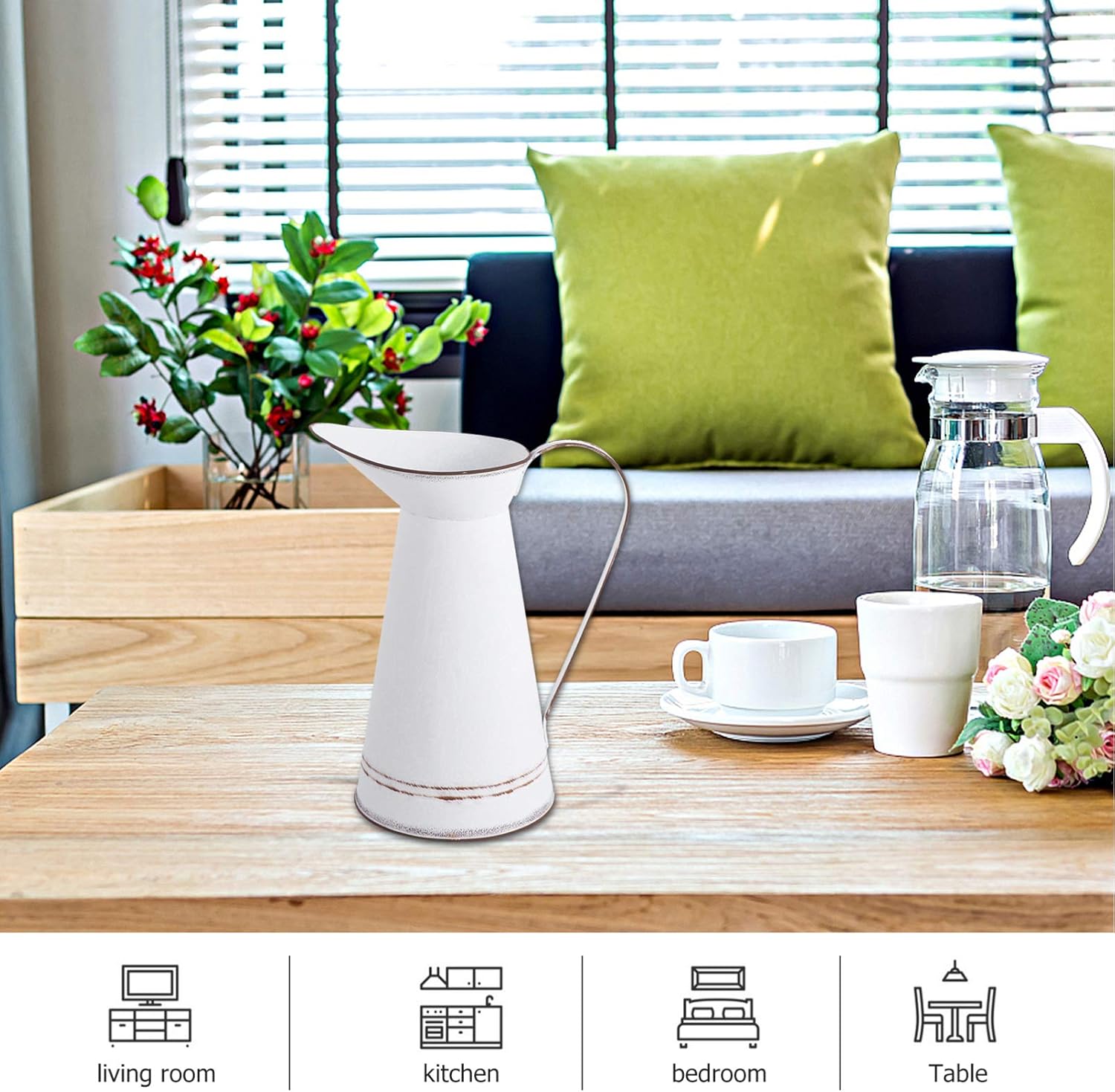 Vintage Flowerpot for Home Decor Elegant Rustic Planter