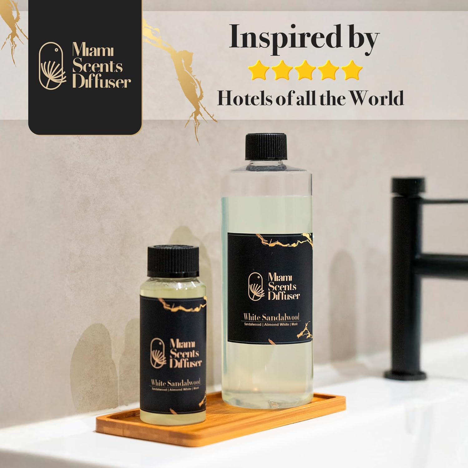 White Sandalwood Aroma Refill for Home Office Diffuser