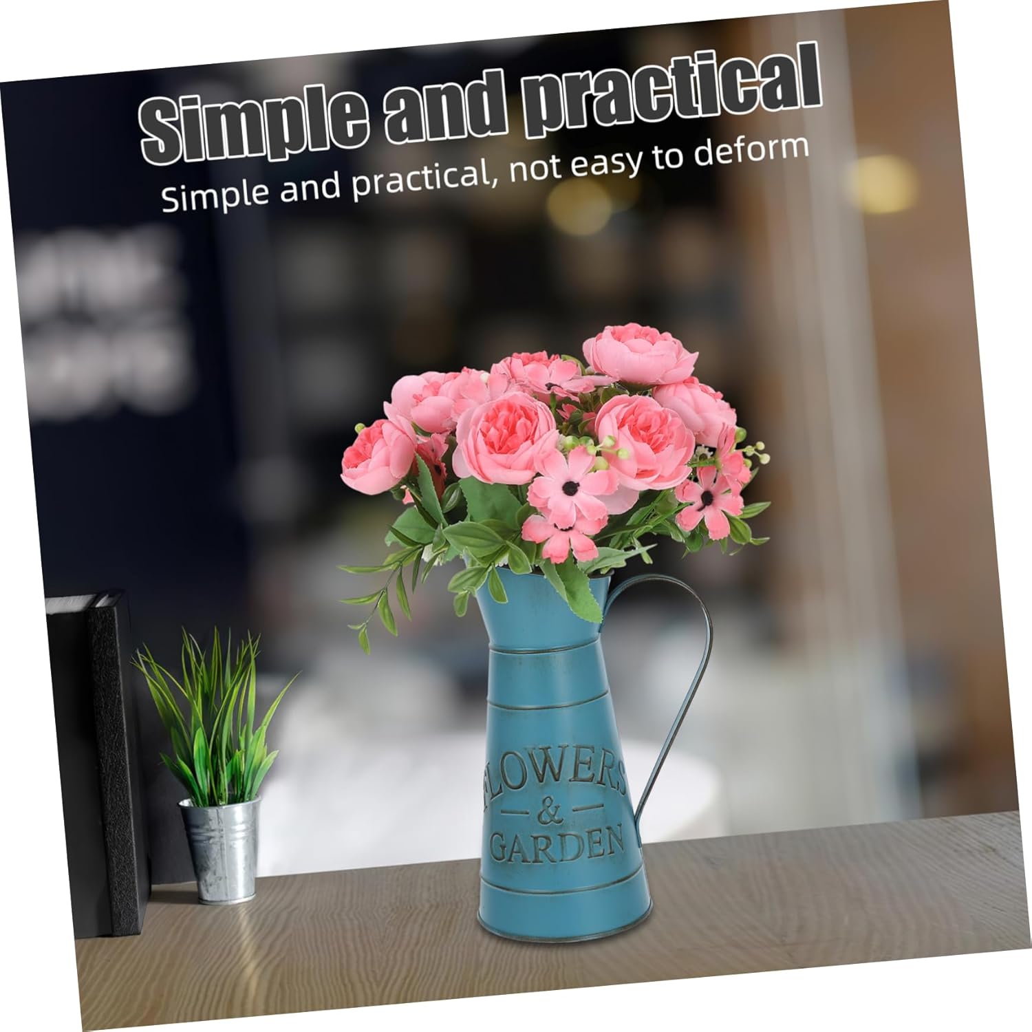 Happyyami Retro Kettle Vase for Home Decor