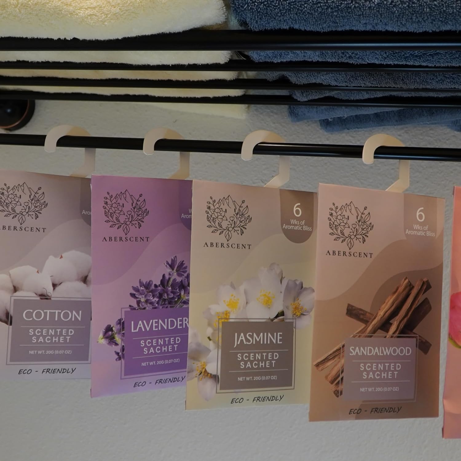 Aberscent Premium Scented Sachets 6-Pack