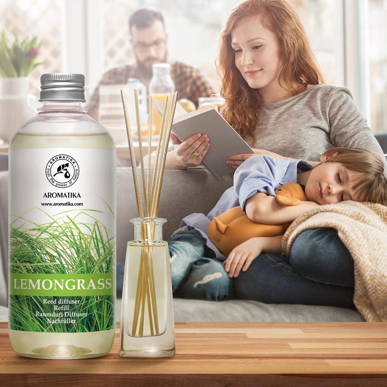 Lemongrass Diffuser Refill - Fresh Long Lasting Fragrance