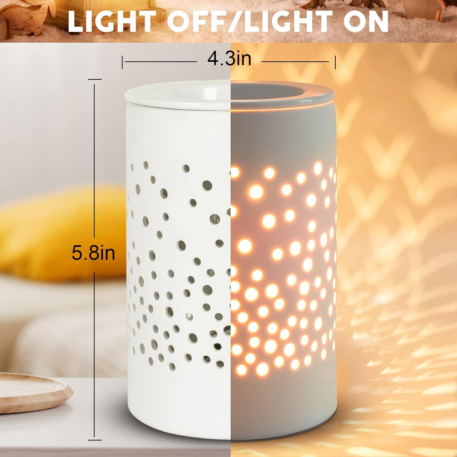 Bobolyn Ceramic Electric Wax Melt Warmer