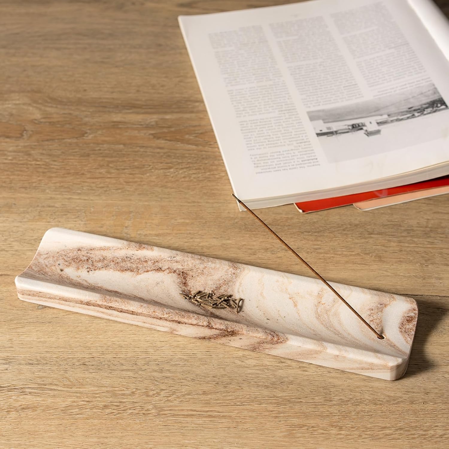 Koville Marble Incense Holder for Sticks