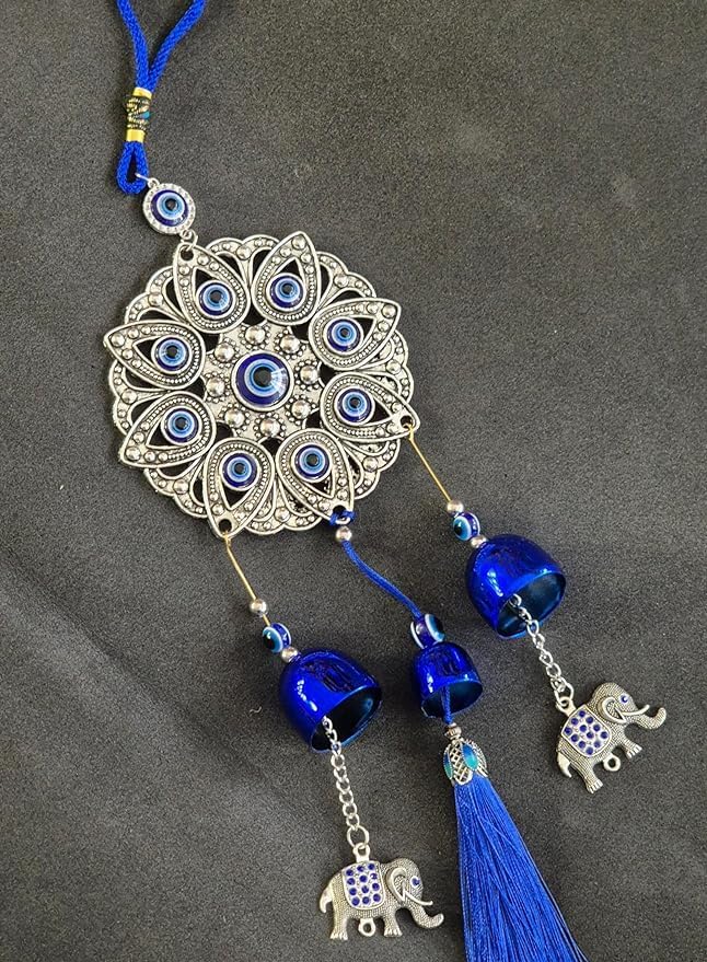 Turkish Evil Eye Glass Hanging Decor for Car Home Office