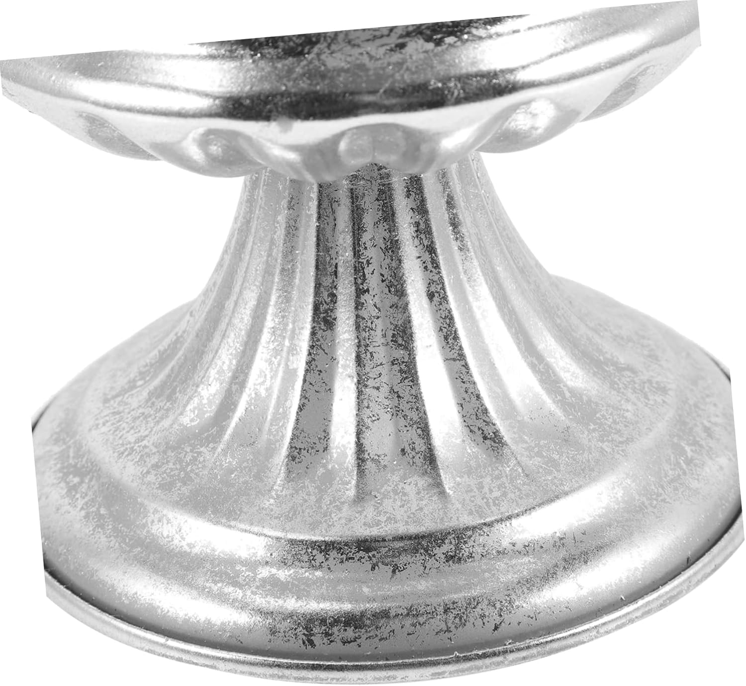 Yardwe Vintage Flower Vase with Gold Base Decorative Urn