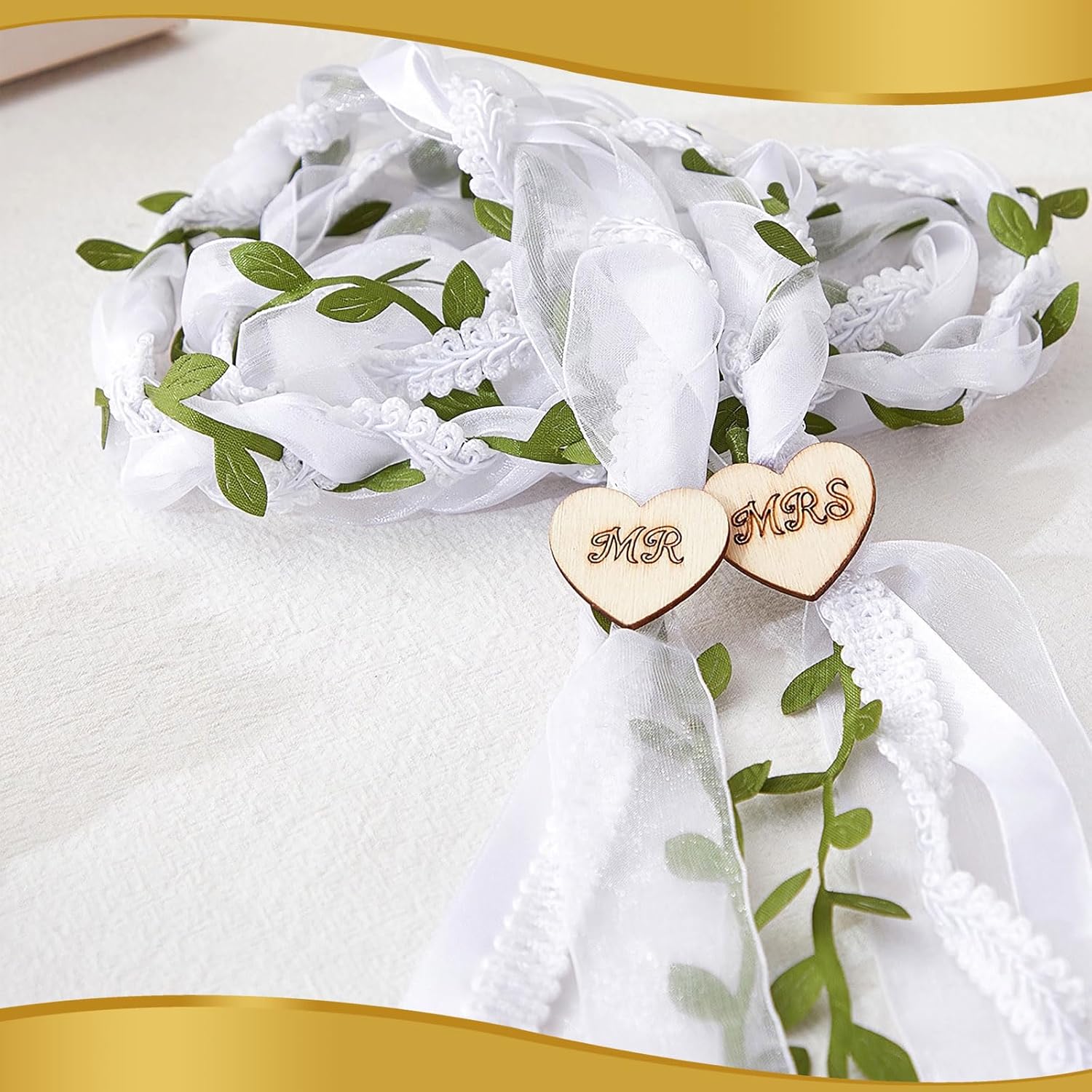 Handfasting Cord for Wedding Ceremony Rustic Wedding Lasso Rope with Celtic Pattern