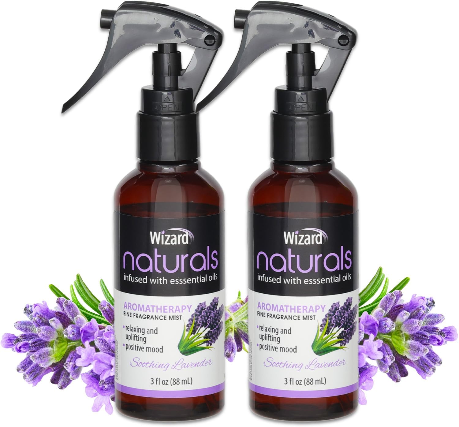 Lavender Essential Oil Therapeutic Spray 2 Pack Room Fragrance Mist