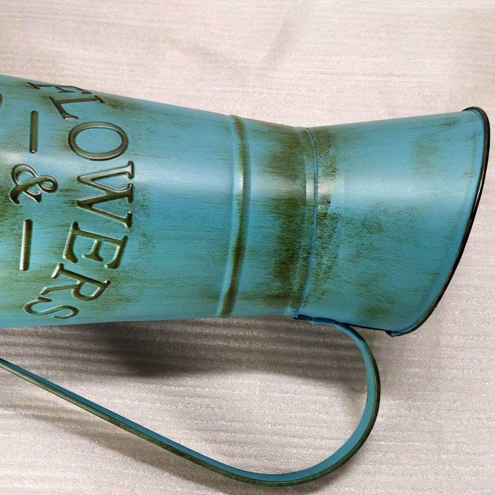 DOITOOL Retro Kettle Flower Vase for Home Decor