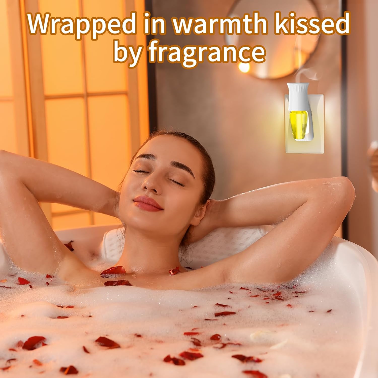 2pcs Wall Fragrance Plug In with Night Light