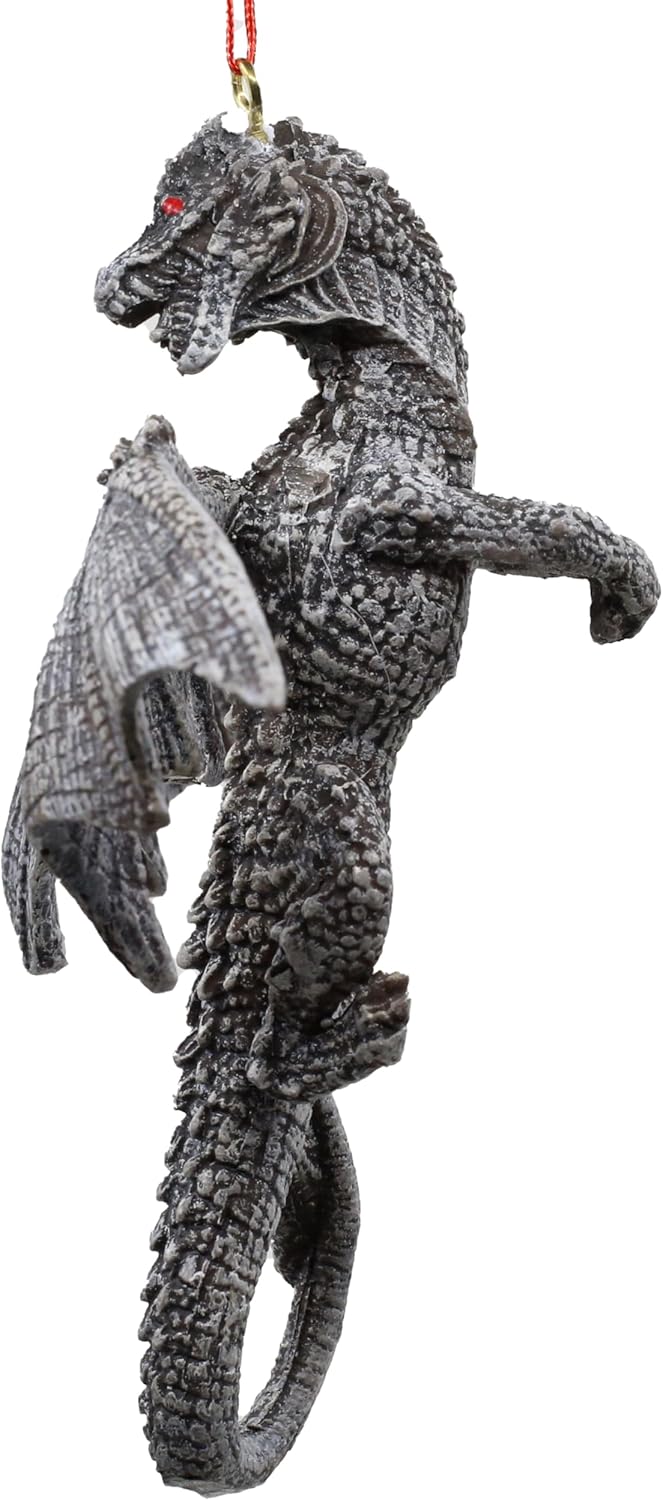 Bella Haus Christmas Tree Dragon Ornament - Gothic Style