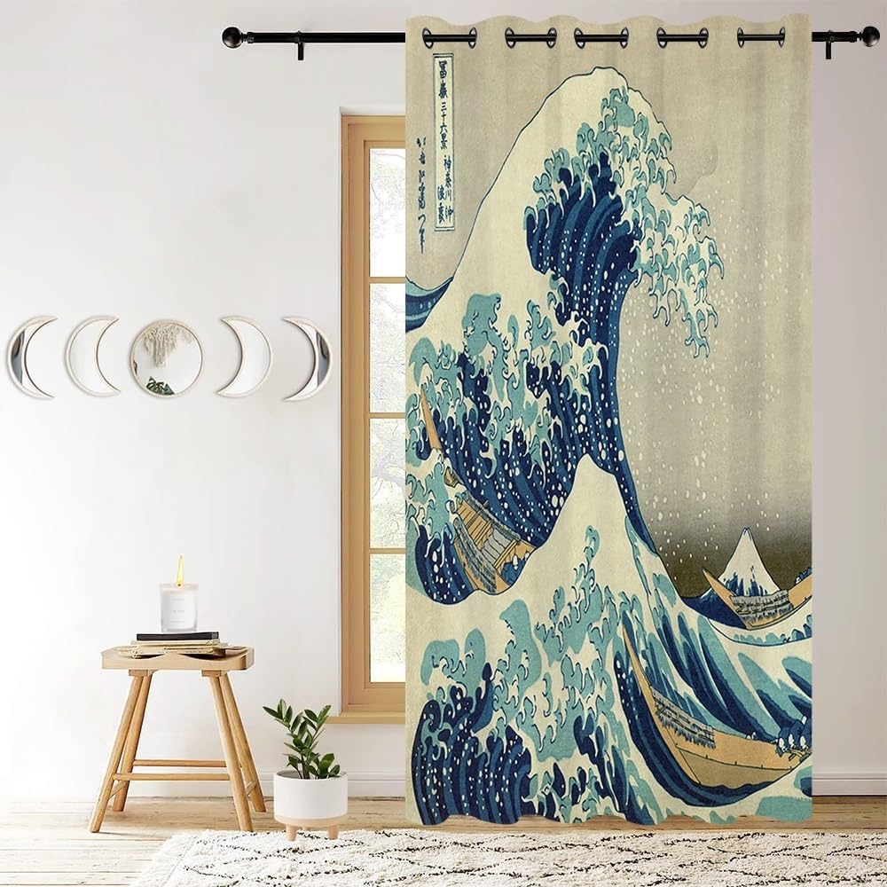 Leyiyi Japanese Door Curtain Privacy Panel 59x80 Inch