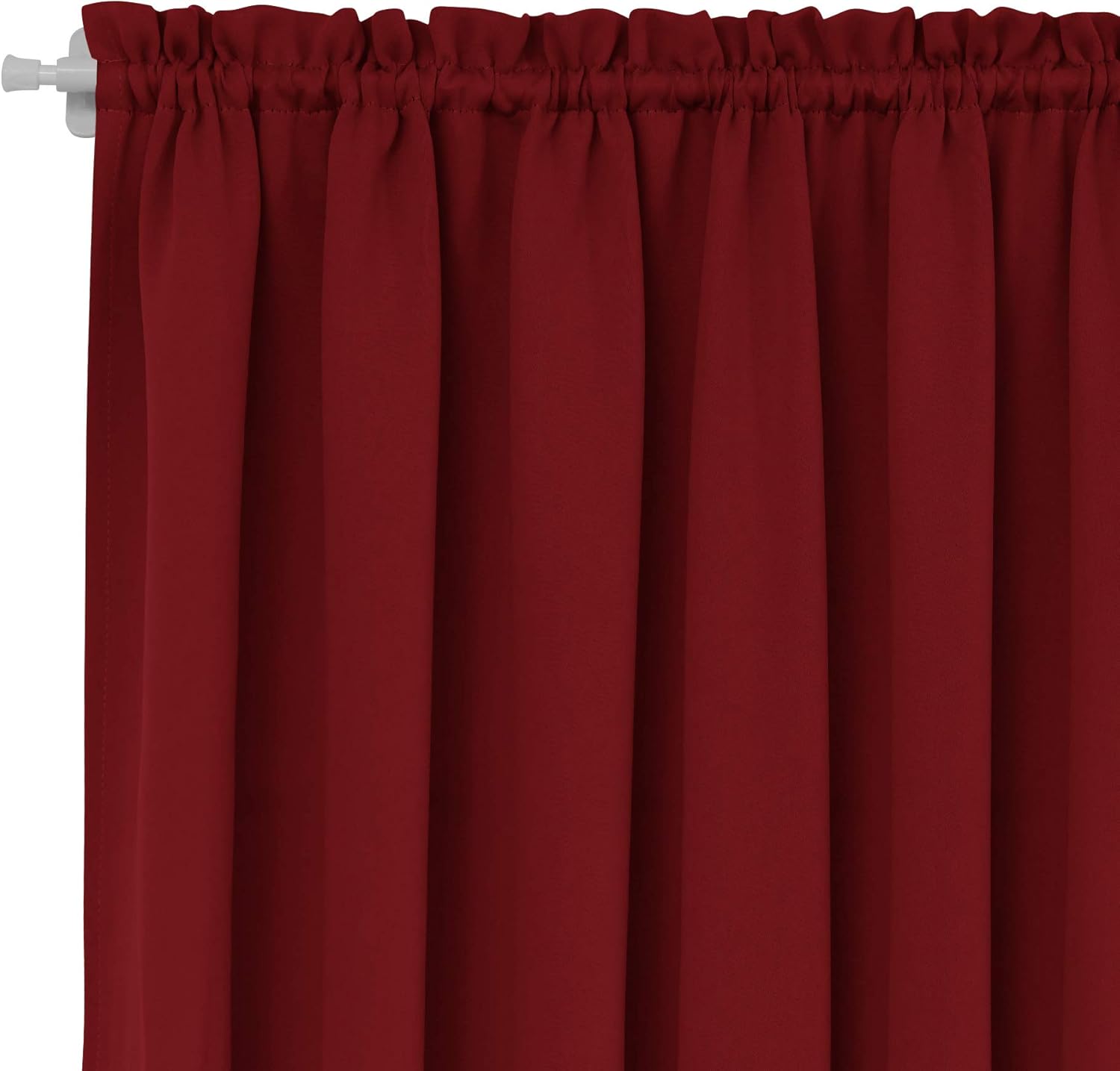 Deconovo Blackout Door Curtain - Thermal Insulated Privacy Curtain for French and Front Doors with Adjustable Tieback