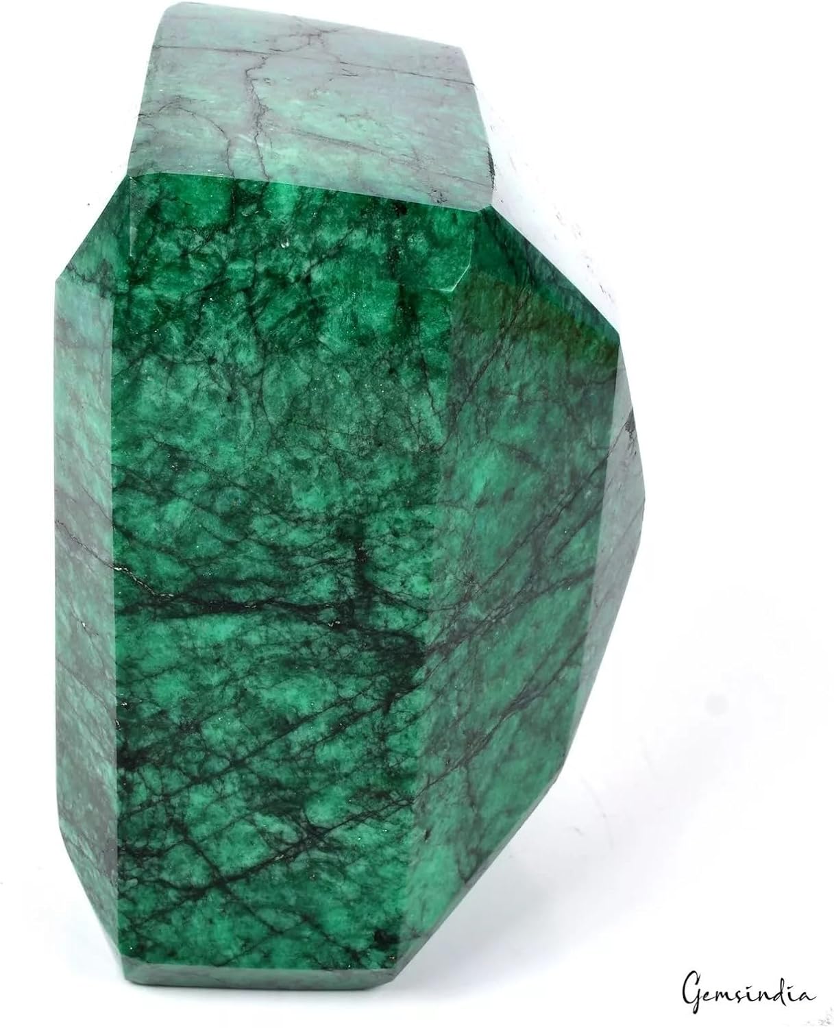 Natural Green Emerald Octagon Cut 27 Kilo Gemstone