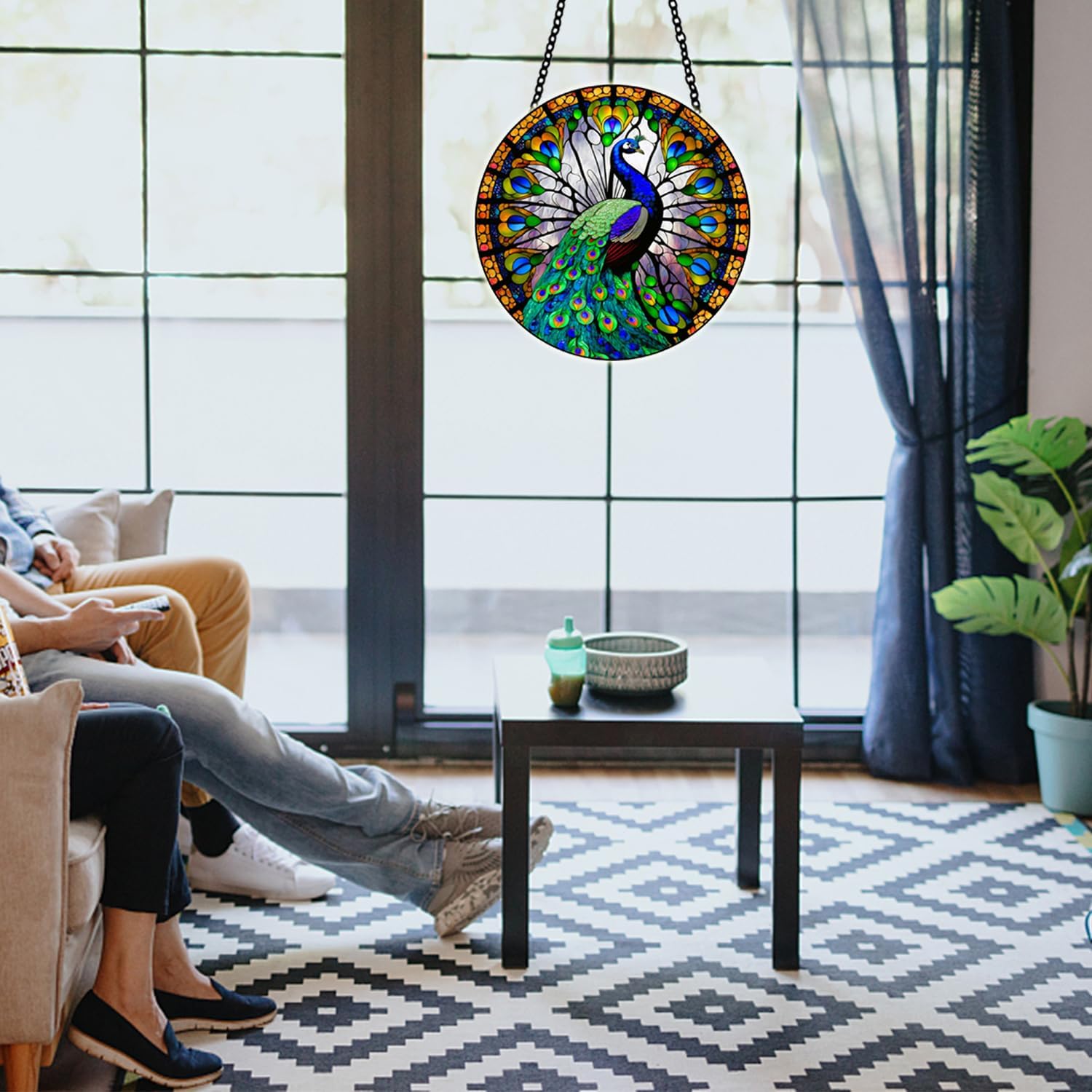 MATIHAY Peacock Acrylic Wall Decor Hanging