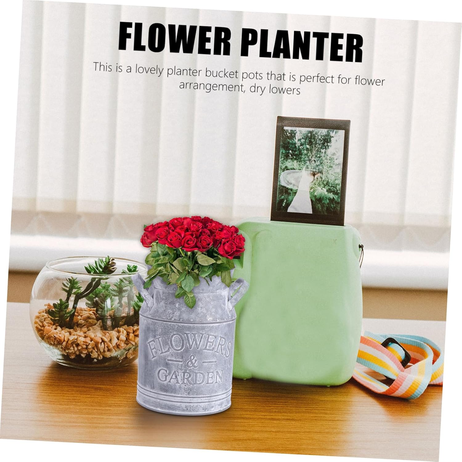 Rustic Floral Vase Holder for Decor and Events