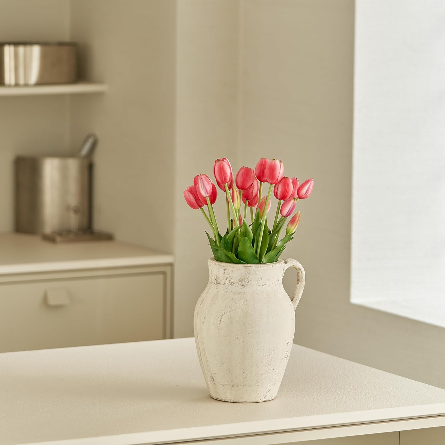LB2 Rustic Ceramic Vase 106 Inch Tall