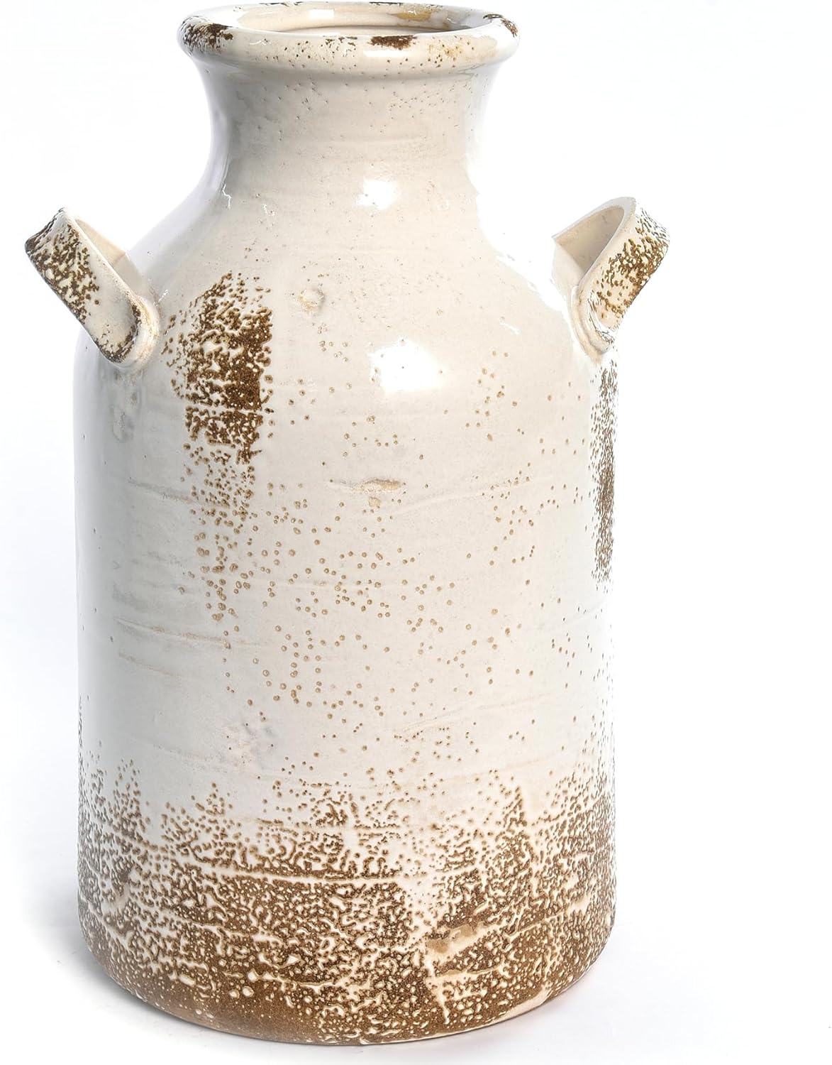 Quoowiit Ceramic Rustic Farmhouse Vase 14 Inch