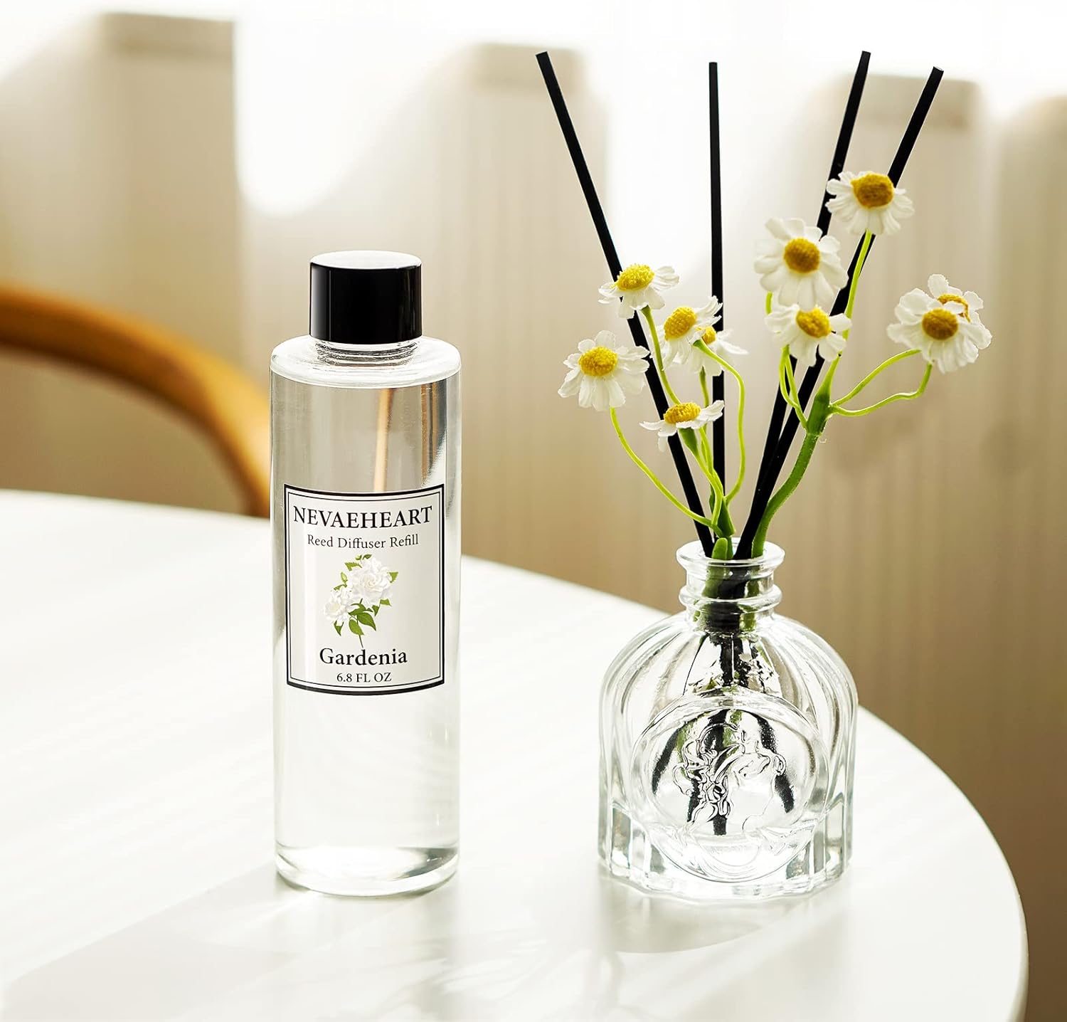 Nevaeheart Reed Diffuser Refill Oil with Sticks 68oz