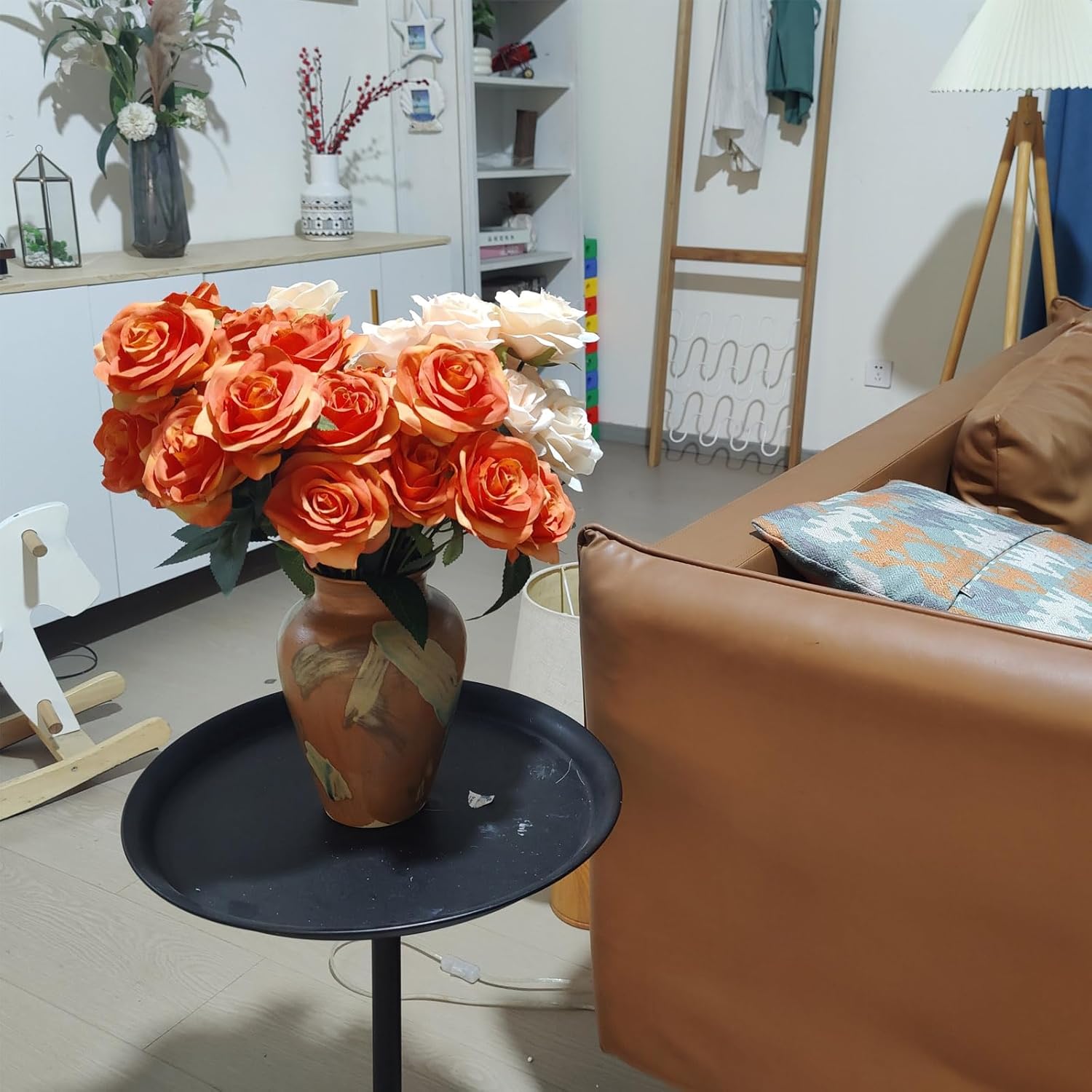 MoCuishle Terracotta Vase - 88 Green Glazed Vintage Decor