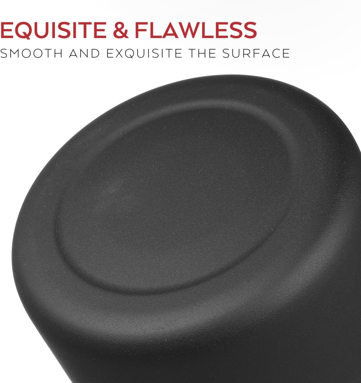 Happyyami Metal Matte Black Flower Vase Small
