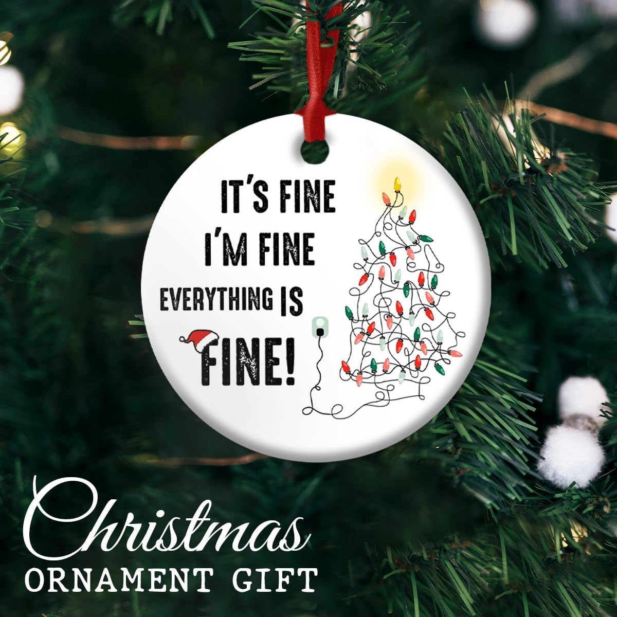 Funny Ceramic Ornament with Its Fine Message