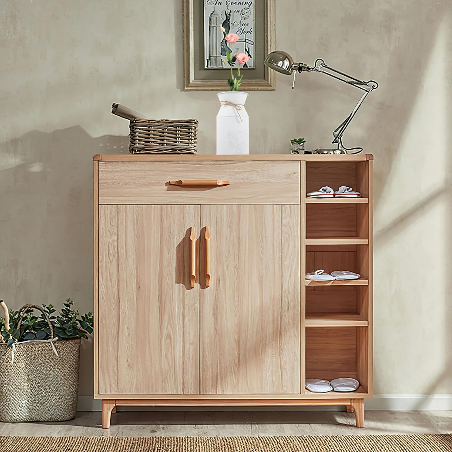 VOSAREA Vintage Iron Art Flower Pot for Indoor Outdoor Decor