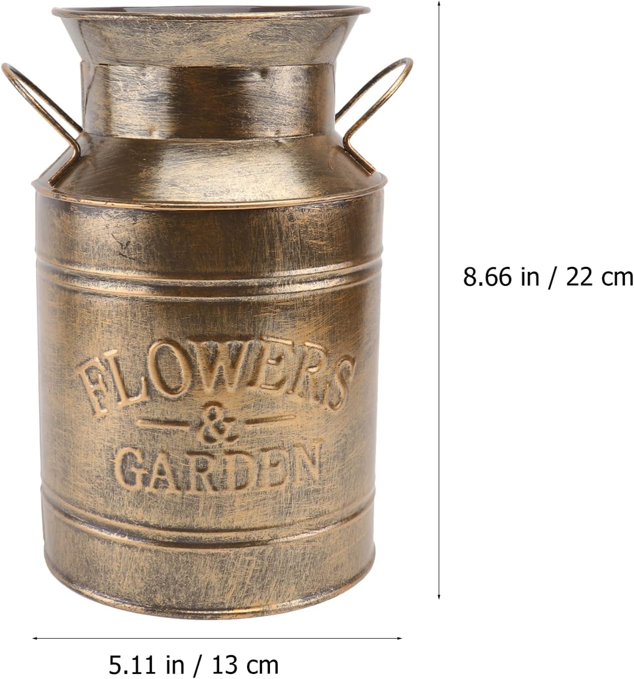 Vaguelly Vintage Milk Jug Vase for Home Decor