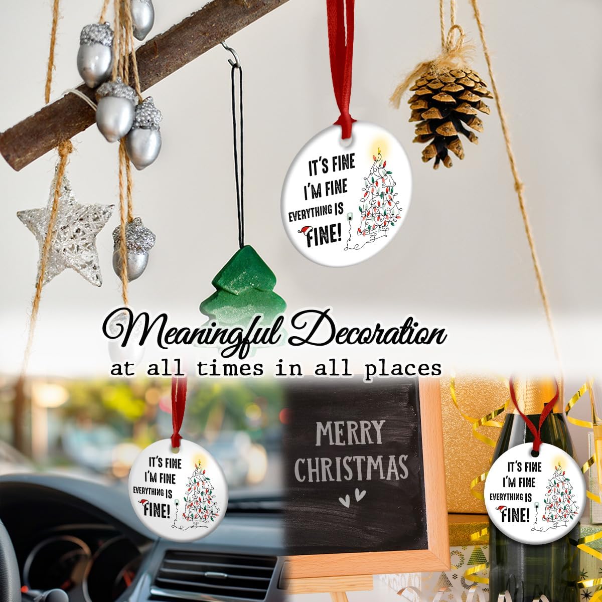 Funny Ceramic Ornament with Its Fine Message