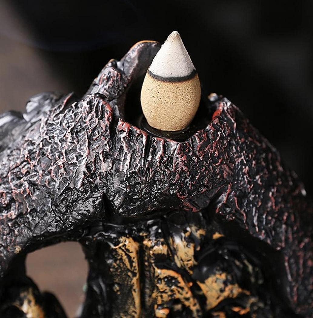 Jessie Backflow Incense Holder Set - 120 Cones 30 Sticks