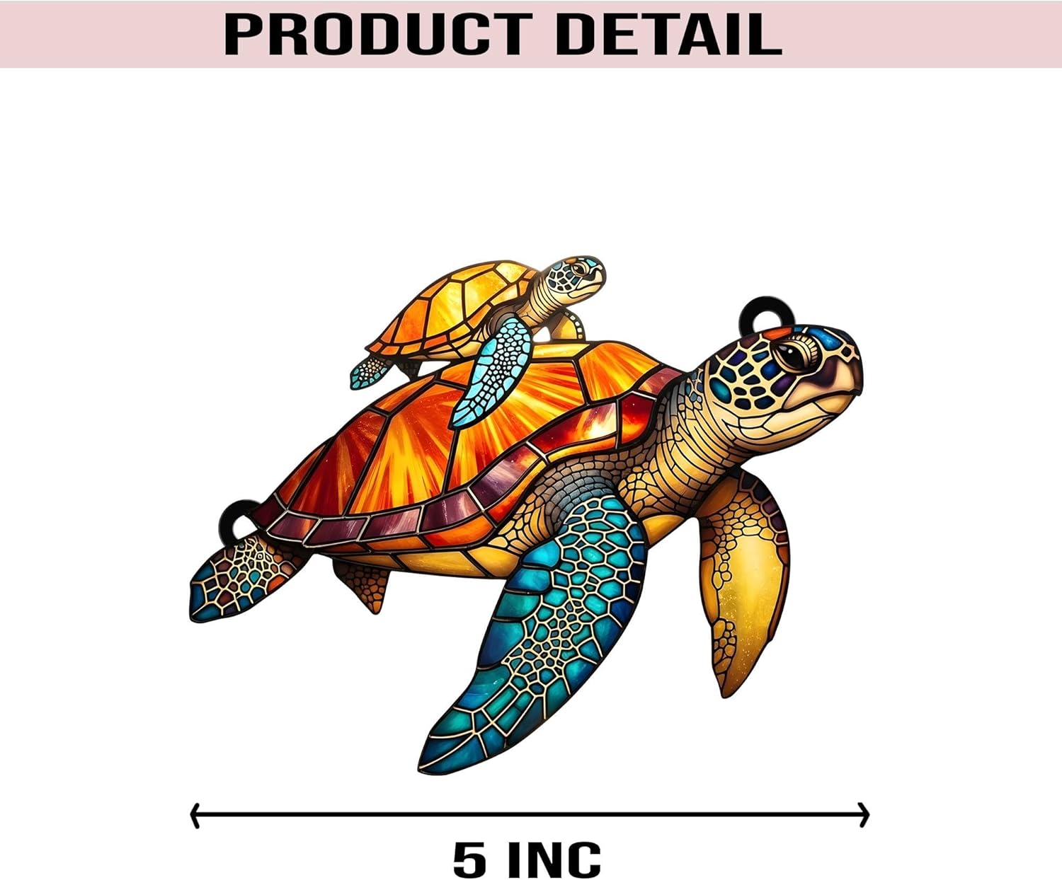 Turtle Acrylic Suncatcher - Sea Turtle Wall Decor