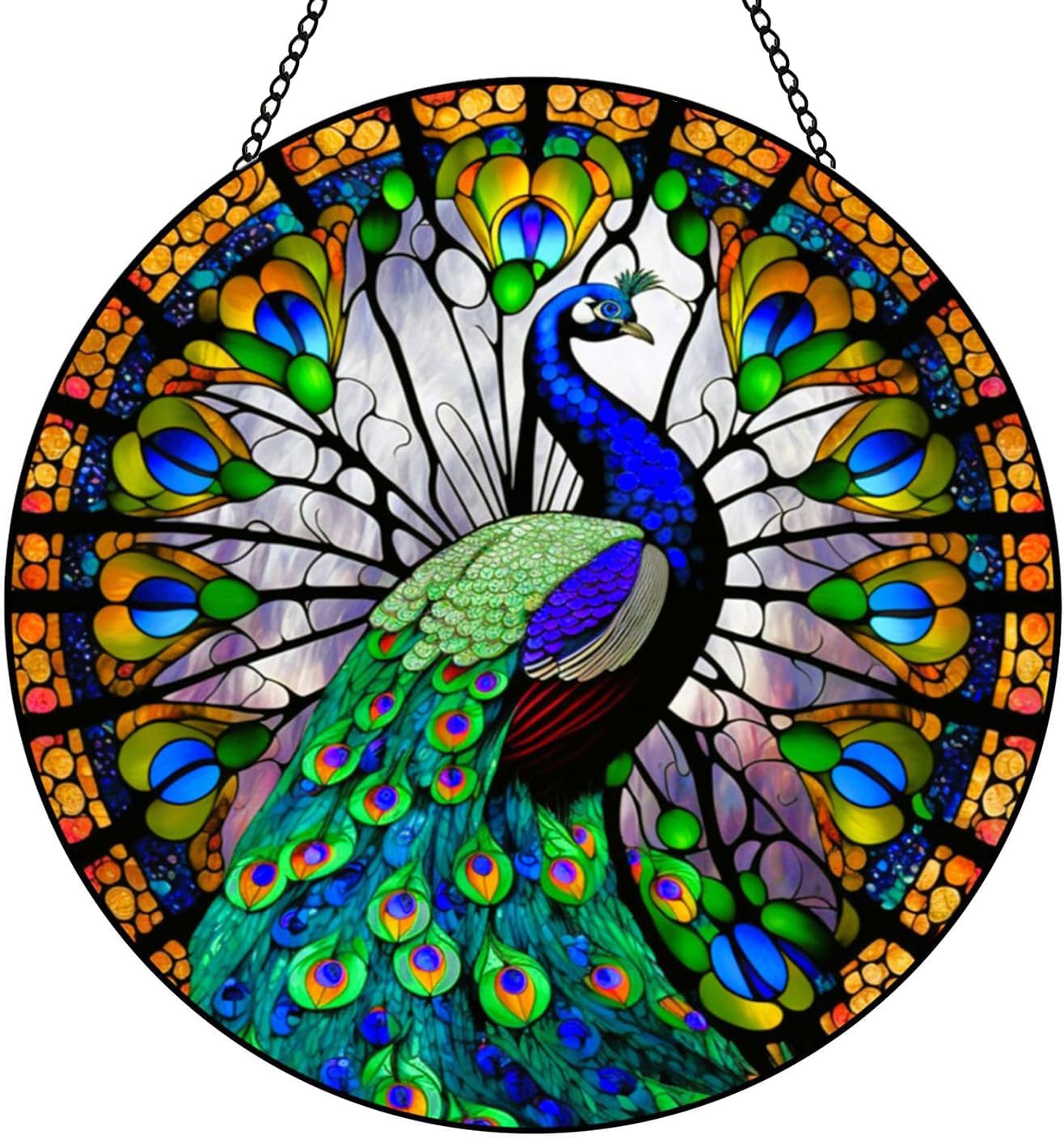 MATIHAY Peacock Acrylic Wall Decor Hanging