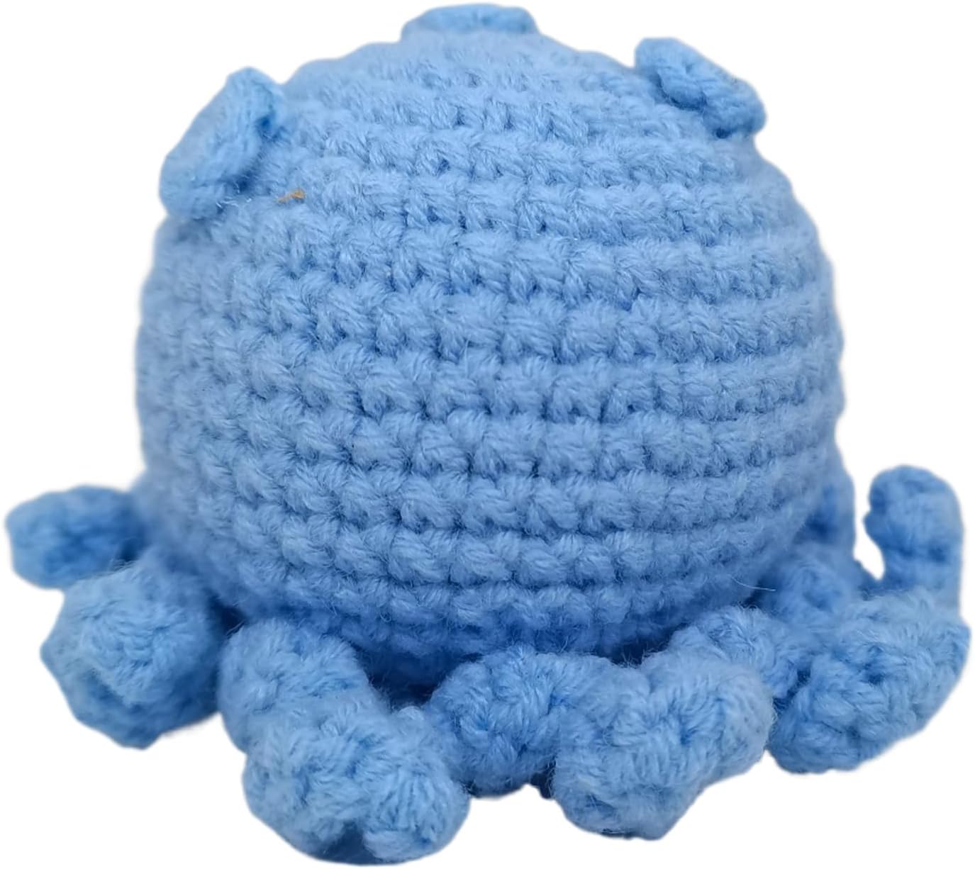 KALAWALK Funny Mini Crochet Animal Octopus Head Decoration