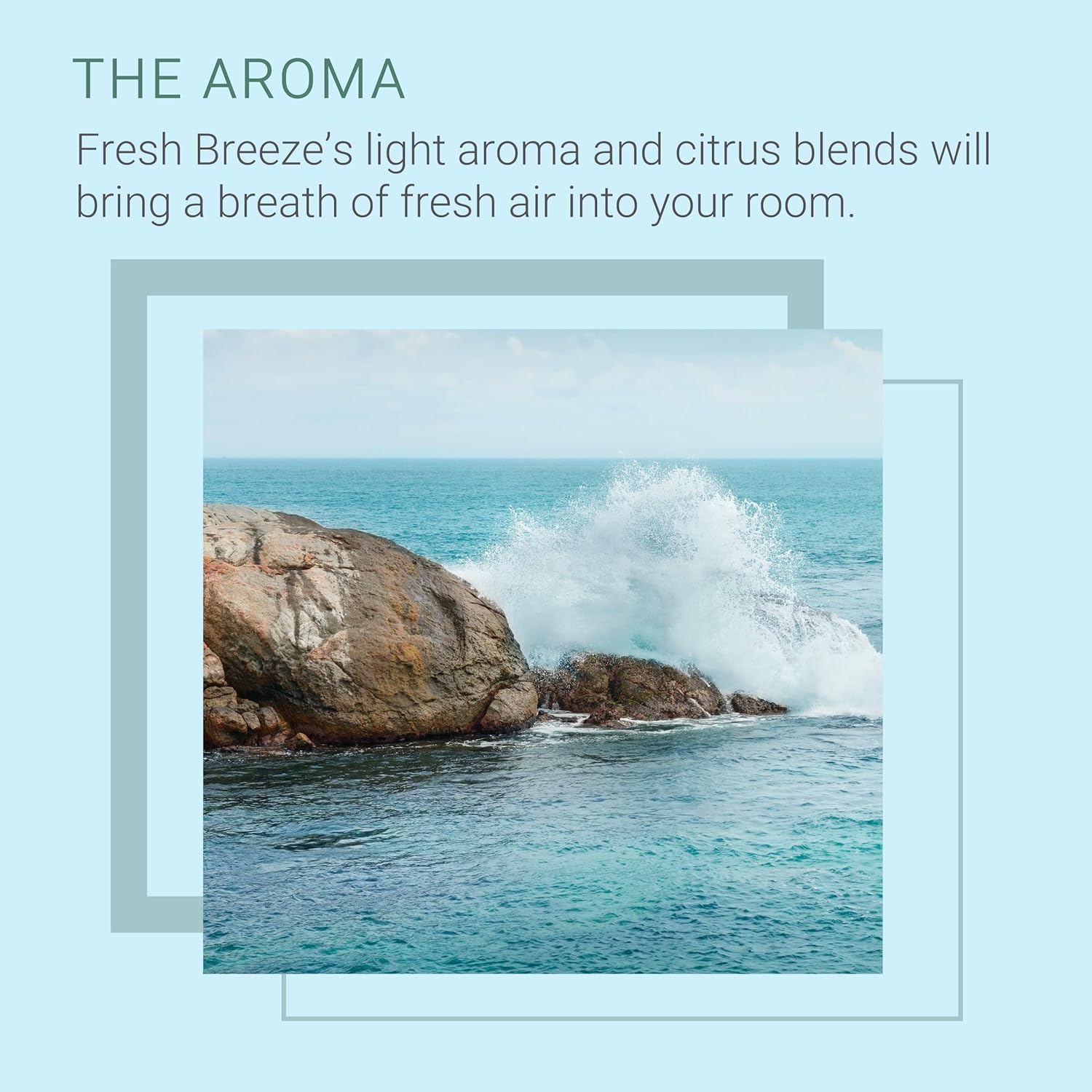 SpaRoom Reed Diffuser Oil Refill Fresh Breeze Scent 8oz