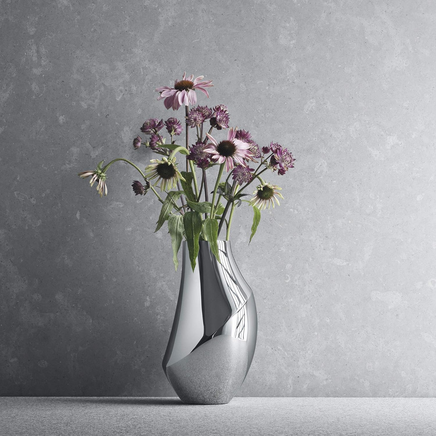 Georg Jensen Flora Medium Stainless Steel Vase 1